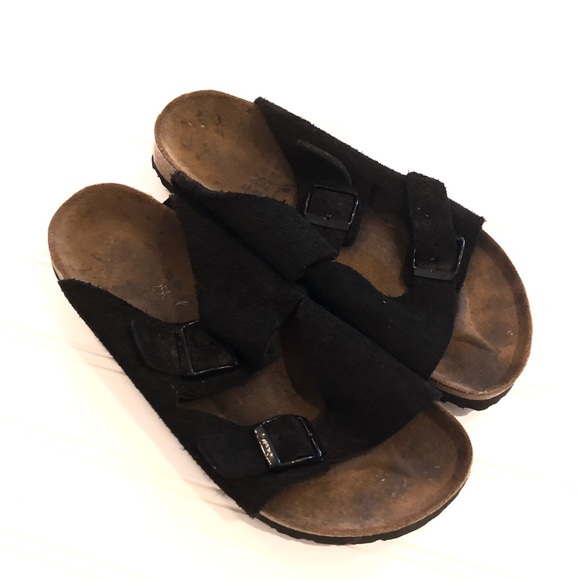 Birkenstock Shoes - Birki’s by BIRKENSTOCK Black Suede Sandals